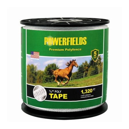 Powerfields 12x1320 WHT Poly Tape EW5-1320